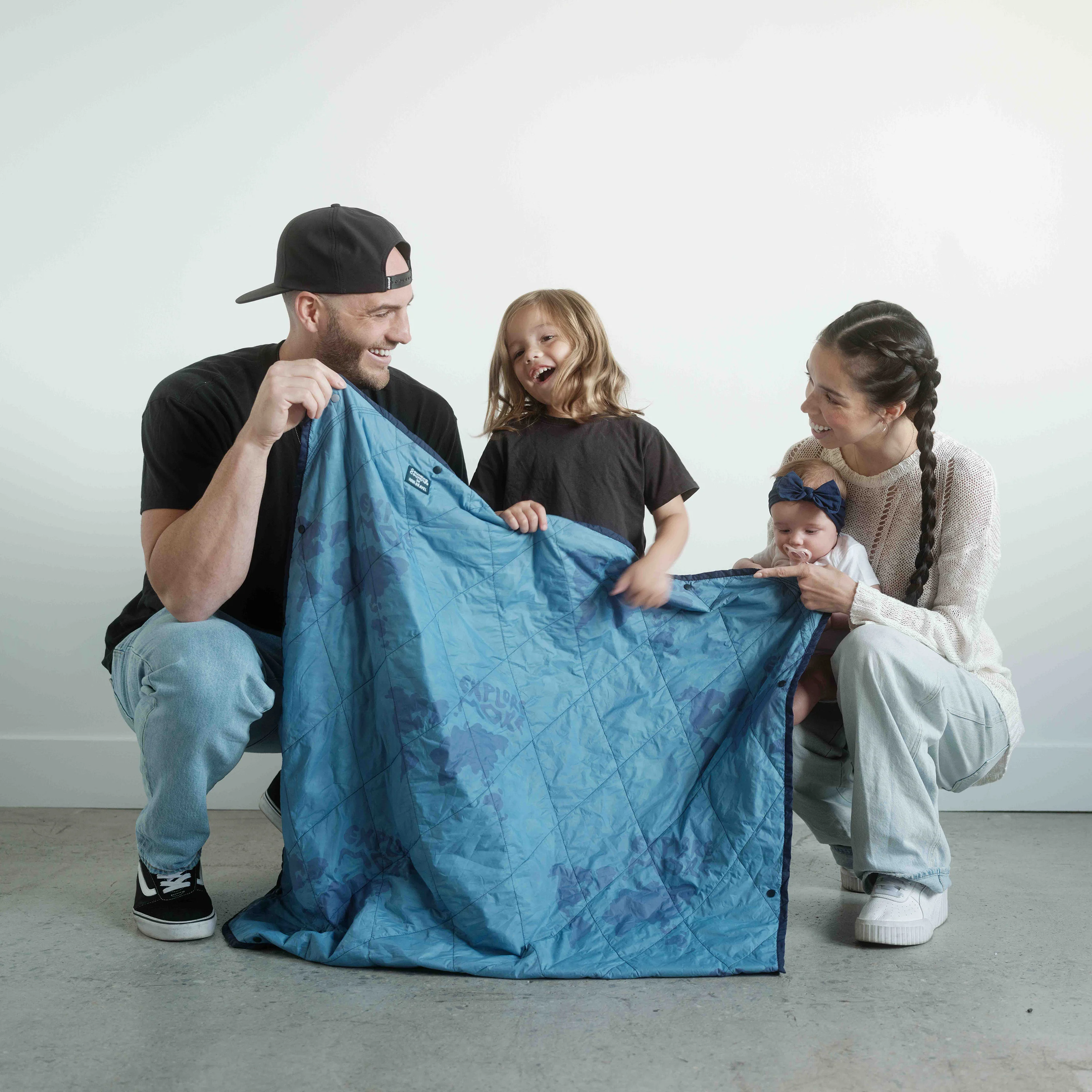 UltraPak™ Mini Kids Blanket (Counting Countries x Gravel) - Image 3